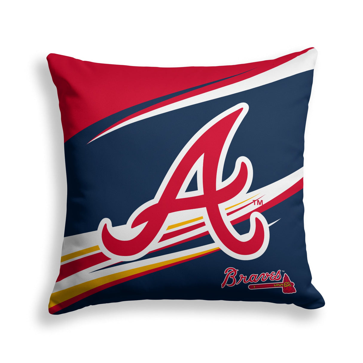 Pixsona Atlanta Braves Velocity Throw Pillow