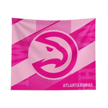 Pixsona Atlanta Hawks Pink Motion Tapestry