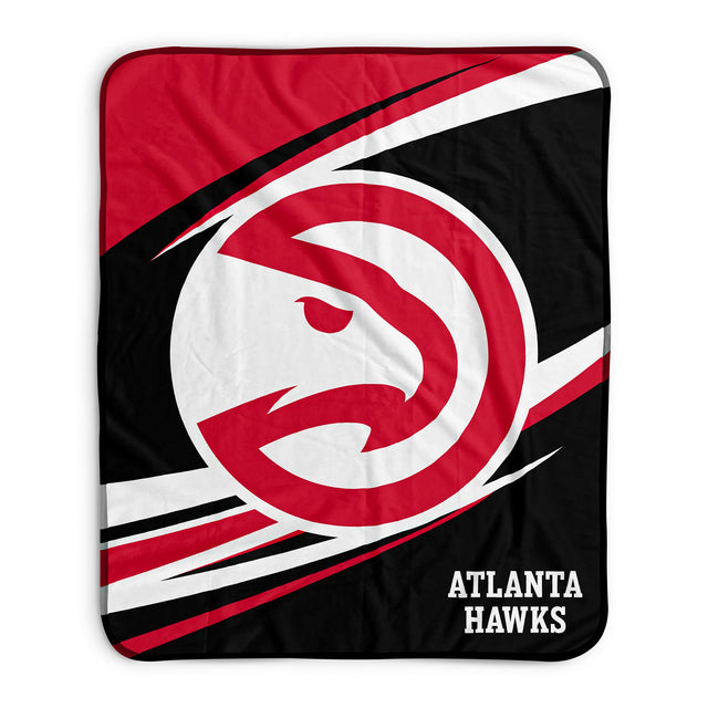 Pixsona Atlanta Hawks Velocity Pixel Fleece Blanket