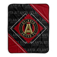Pixsona Atlanta United FC Boxed Pixel Fleece Blanket