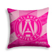 Pixsona Atlanta United FC Pink Motion Throw Pillow