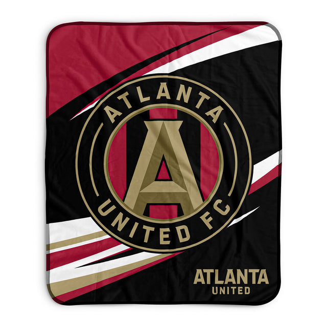 Pixsona Atlanta United FC Velocity Pixel Fleece Blanket