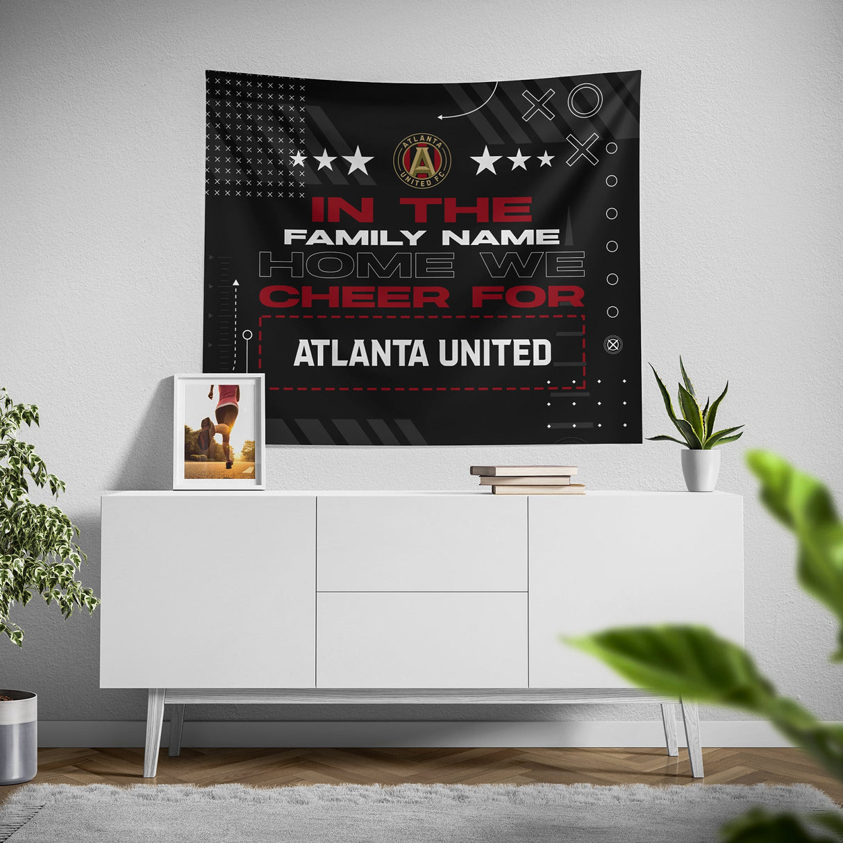 Pixsona Atlanta United Cheer Tapestry | Personalized | Custom