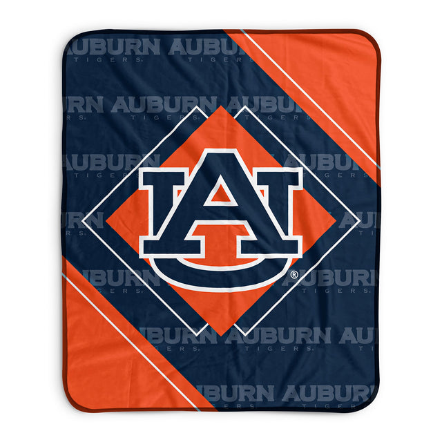 Pixsona Auburn Tigers Boxed Pixel Fleece Blanket