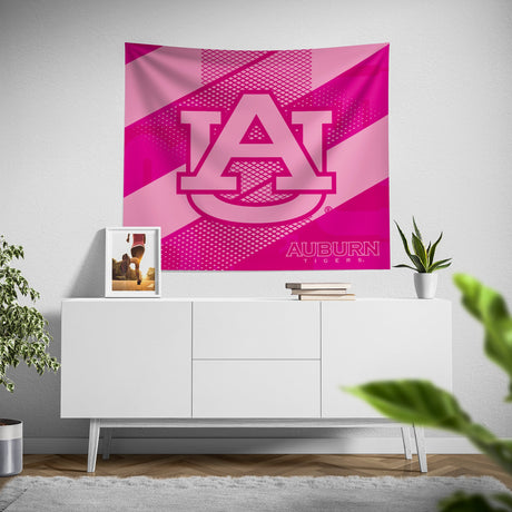 Pixsona Auburn Tigers Pink Motion Tapestry