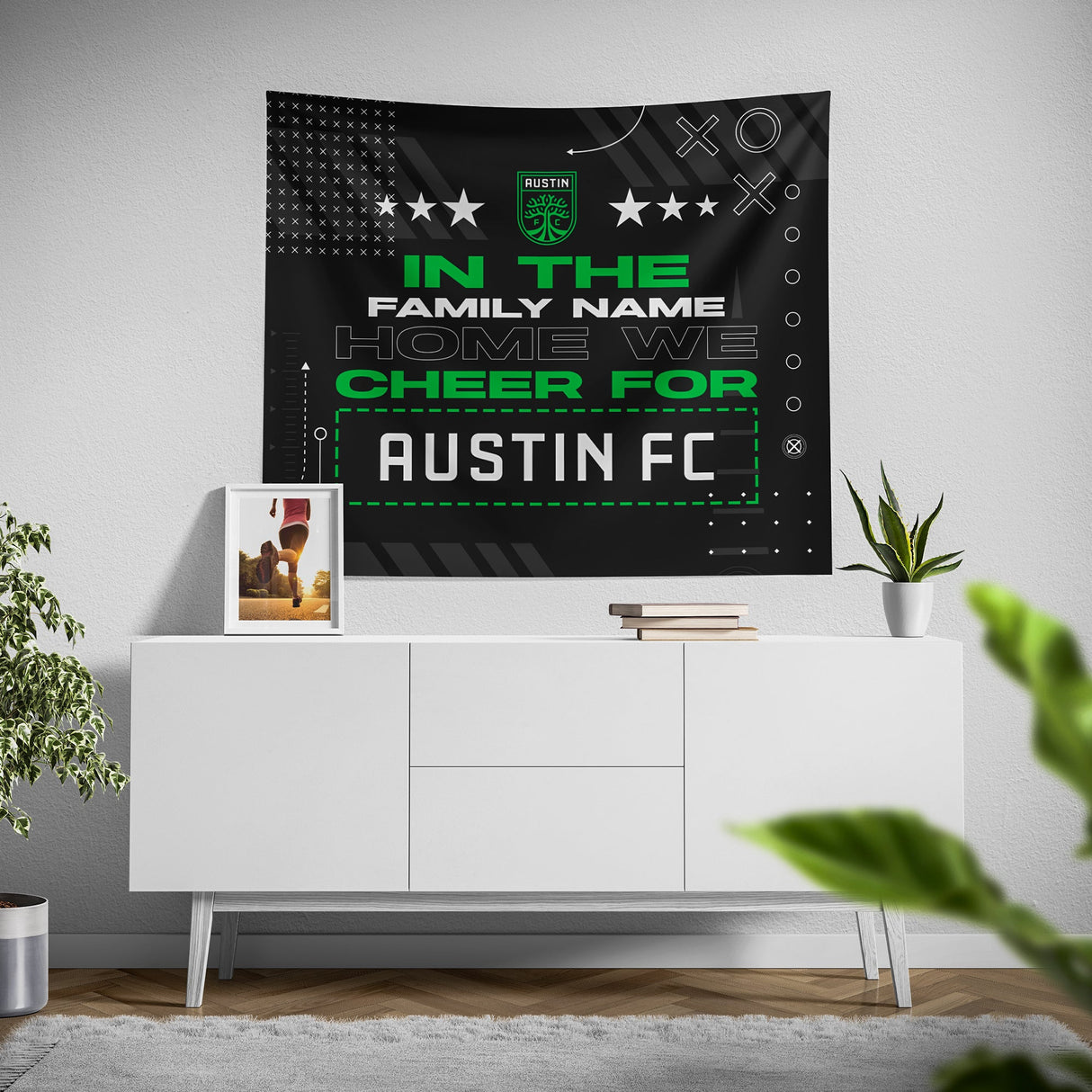 Pixsona Austin FC Cheer Tapestry | Personalized | Custom