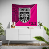 Pixsona Austin FC Pink Implosion Tapestry | Personalized | Custom