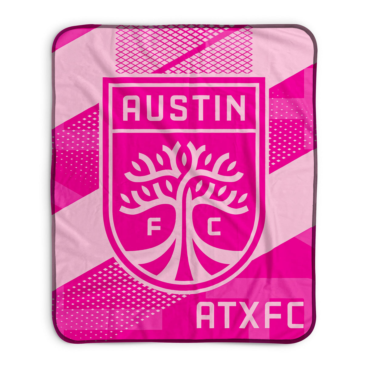 Pixsona Austin FC Pink Motion Pixel Fleece Blanket