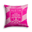 Pixsona Austin FC Pink Motion Throw Pillow