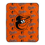 Pixsona Baltimore Orioles Repeat Pixel Fleece Blanket