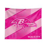 Pixsona Baltimore Ravens Pink Motion Tapestry