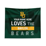 Pixsona Baylor Bears Skyline Tapestry | Personalized | Custom