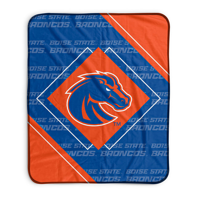 Pixsona Boise State Boxed Broncos Pixel Fleece Blanket