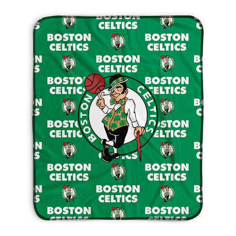 Pixsona Boston Celtics Repeat Pixel Fleece Blanket