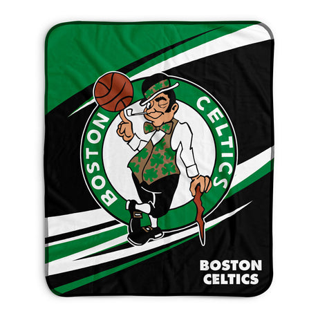 Pixsona Boston Celtics Velocity Pixel Fleece Blanket