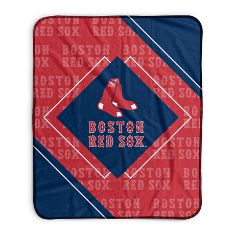 Pixsona Boston Red Sox Boxed Pixel Fleece Blanket