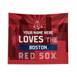 Pixsona Boston Red Sox Skyline Tapestry | Personalized | Custom