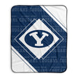 Pixsona Brigham Young Cougars Boxed Pixel Fleece Blanket
