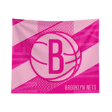 Pixsona Brooklyn Nets Pink Motion Tapestry