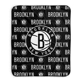 Pixsona Brooklyn Nets Repeat Pixel Fleece Blanket