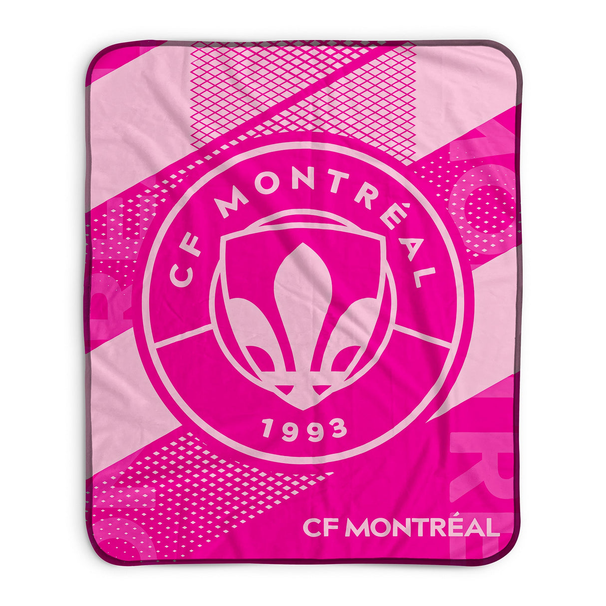 Pixsona CF Montreal Pink Motion Pixel Fleece Blanket