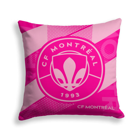 Pixsona CF Montreal Pink Motion Throw Pillow