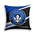 Pixsona CF Montreal Velocity Throw Pillow