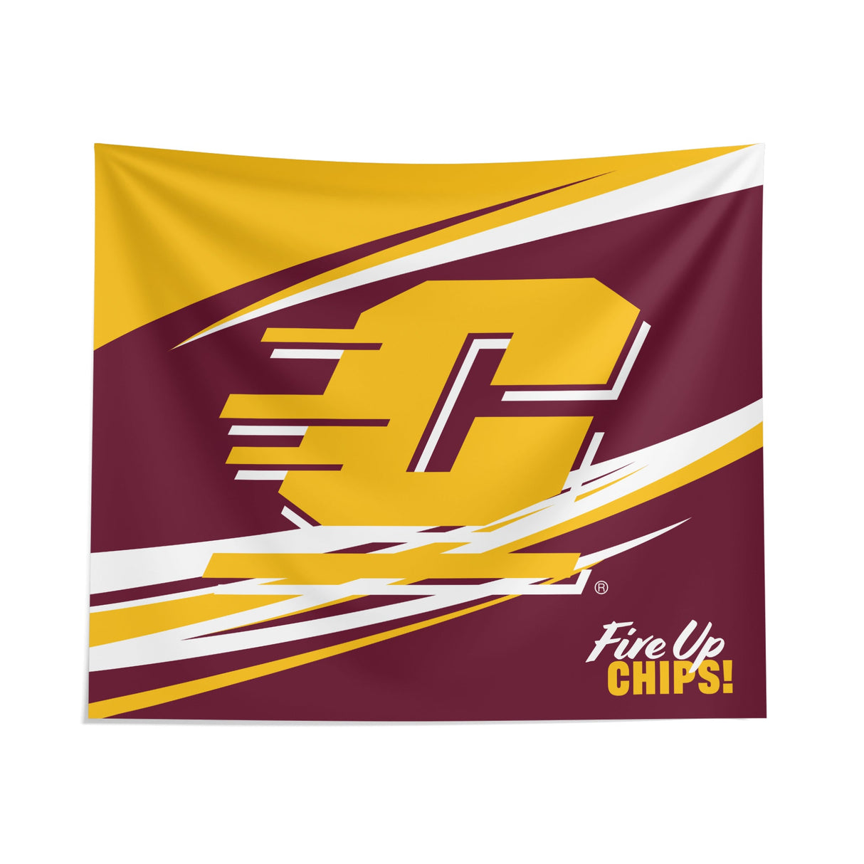 Pixsona Central Michigan Chippewas Velocity Tapestry