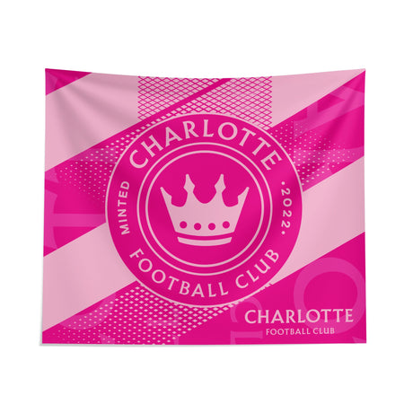 Pixsona Charlotte FC Pink Motion Tapestry