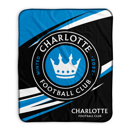 Pixsona Charlotte FC Velocity Pixel Fleece Blanket