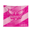 Pixsona Charlotte Hornets Pink Motion Tapestry