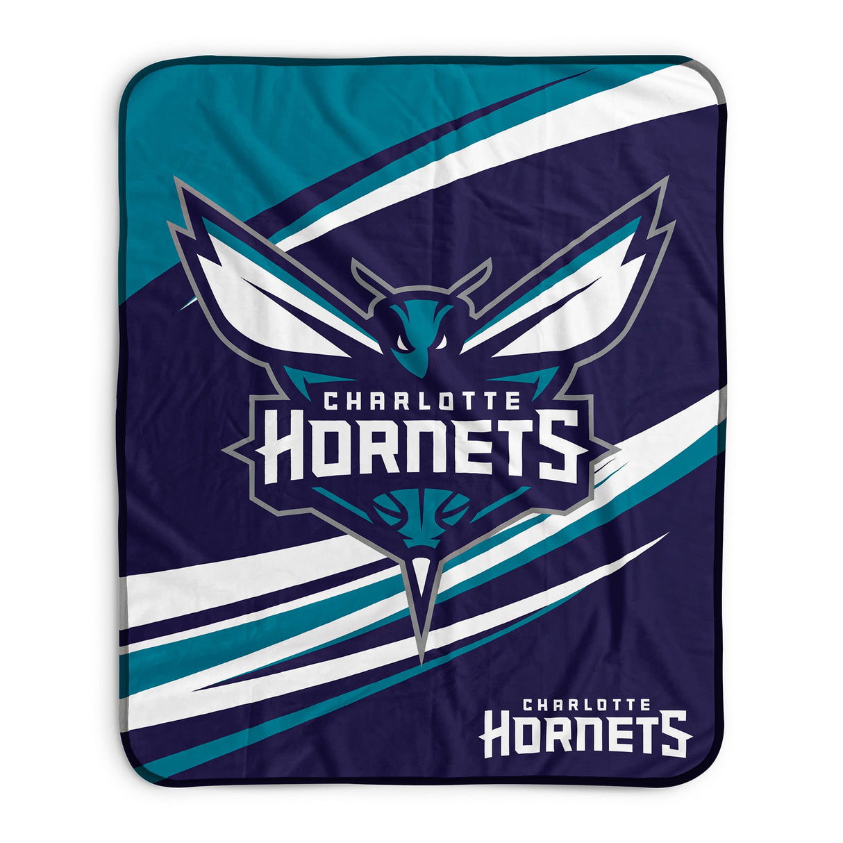 Pixsona Charlotte Hornets Velocity Pixel Fleece Blanket