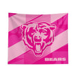 Pixsona Chicago Bears Pink Motion Tapestry