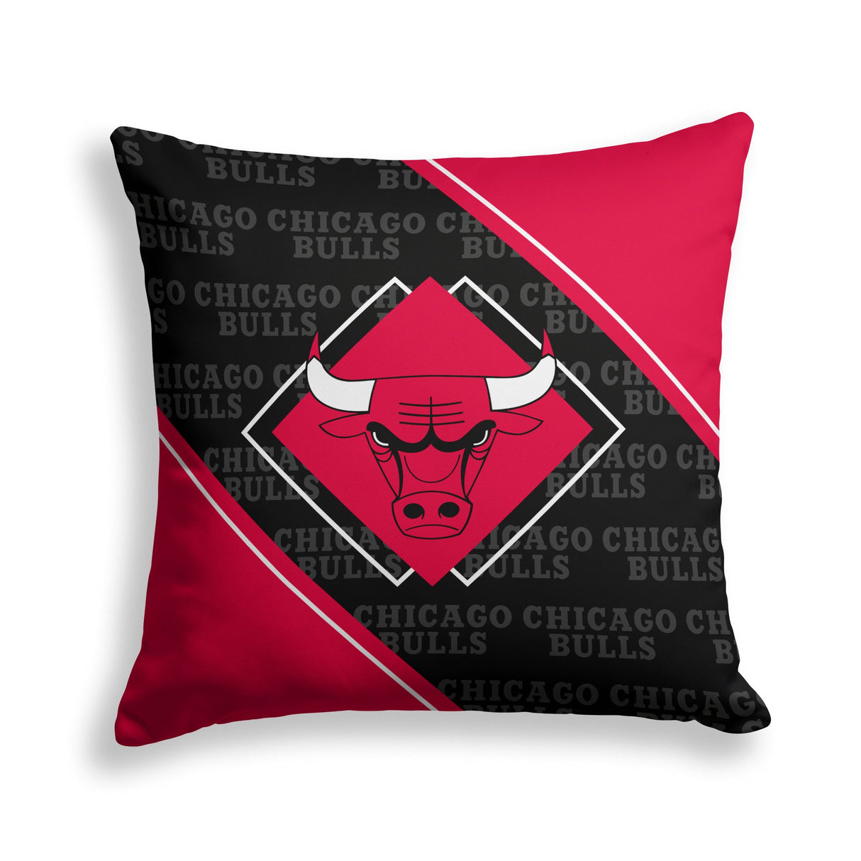 Pixsona Chicago Bulls Boxed Throw Pillow