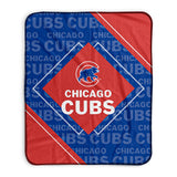 Pixsona Chicago Cubs Boxed Pixel Fleece Blanket
