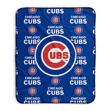Pixsona Chicago Cubs Repeat Pixel Fleece Blanket