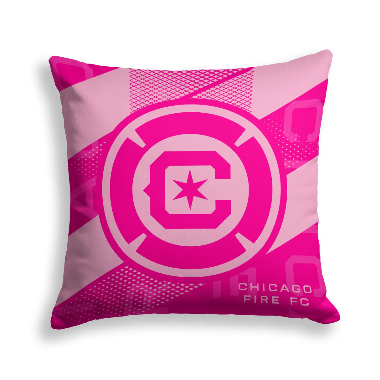 Pixsona Chicago Fire FC Pink Motion Throw Pillow