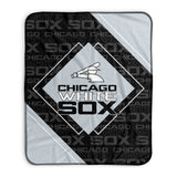Pixsona Chicago White Sox Boxed Pixel Fleece Blanket