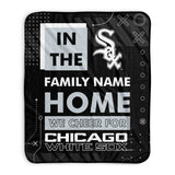 Pixsona Chicago White Sox Cheer Pixel Fleece Blanket | Personalized | Custom