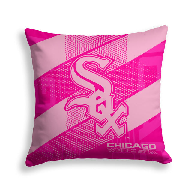 Pixsona Chicago White Sox Pink Motion Throw Pillow