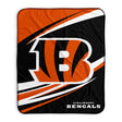 Pixsona Cincinnati Bengals Velocity Pixel Fleece Blanket