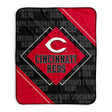 Pixsona Cincinnati Reds Boxed Pixel Fleece Blanket