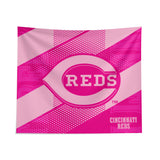 Pixsona Cincinnati Reds Pink Motion Tapestry