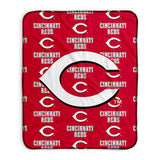 Pixsona Cincinnati Reds Repeat Pixel Fleece Blanket