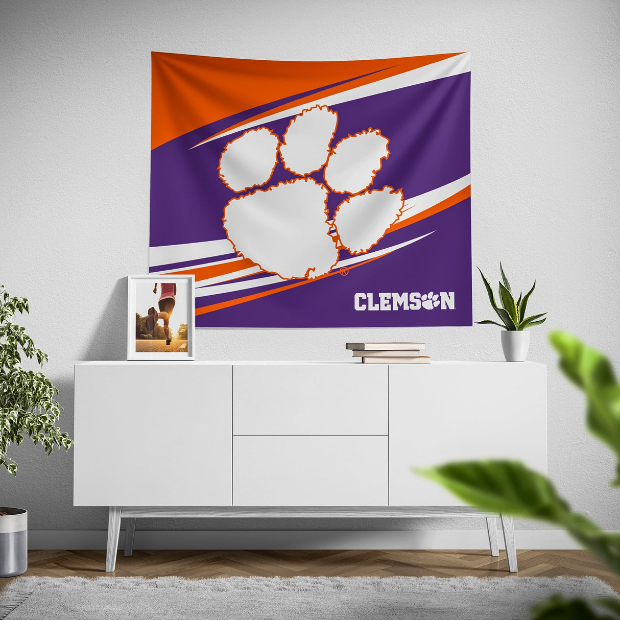 Pixsona Clemson Tigers Velocity Tapestry