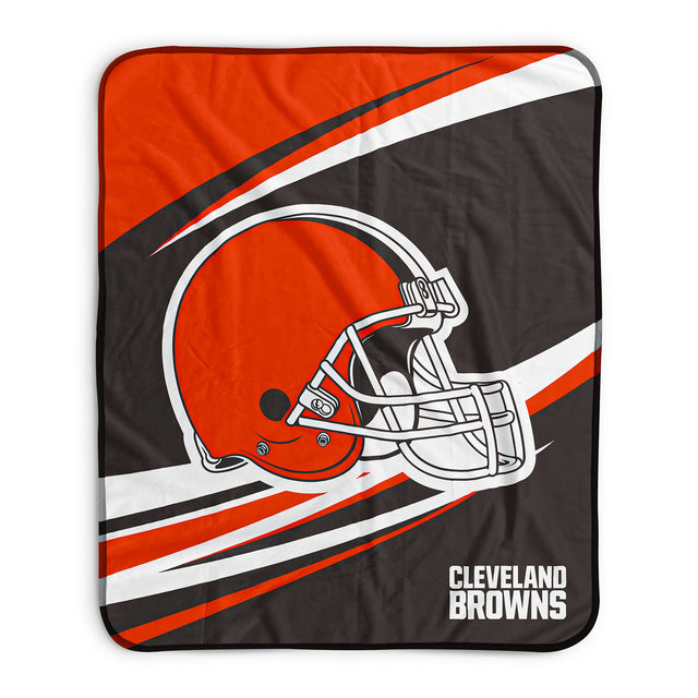 Pixsona Cleveland Browns Velocity Pixel Fleece Blanket