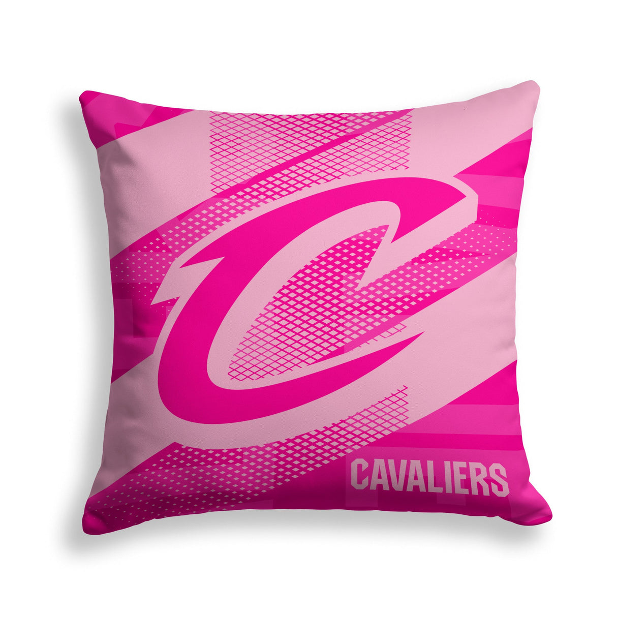 Pixsona Cleveland Cavaliers Pink Motion Throw Pillow