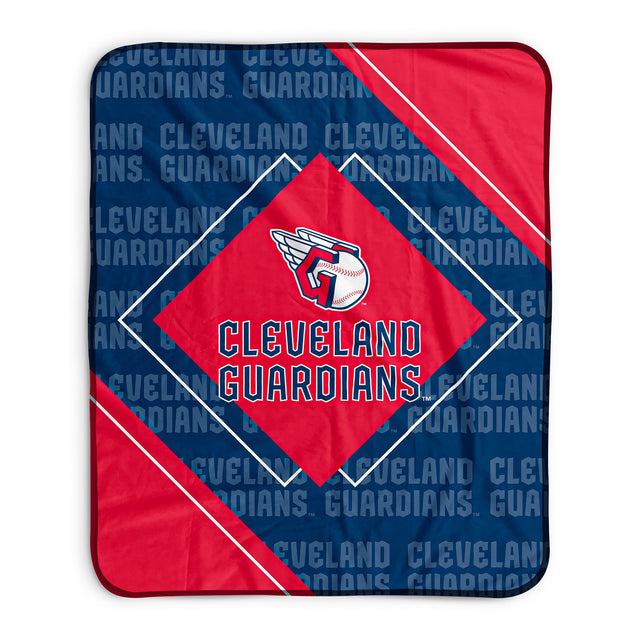 Pixsona Cleveland Guardians Boxed Pixel Fleece Blanket