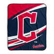 Pixsona Cleveland Guardians Velocity Pixel Fleece Blanket