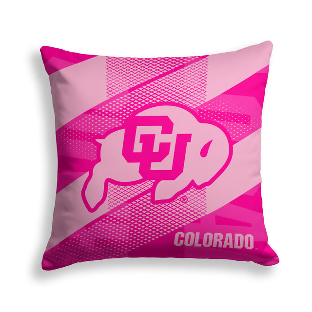 Pixsona Colorado Buffaloes Pink Motion Throw Pillow